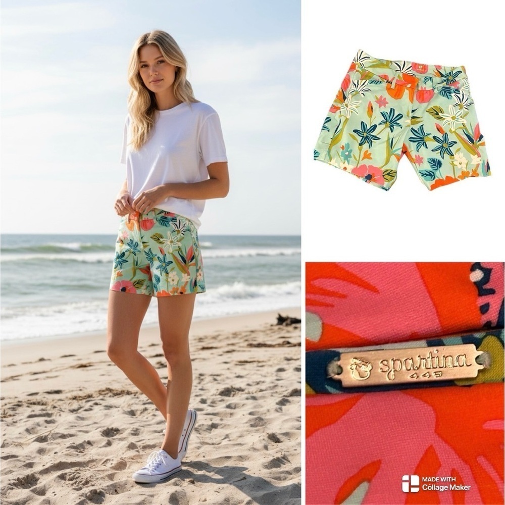 NWOT Spartina 449 Floral Print Shorts